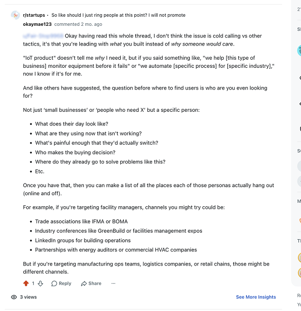 Reddit advice example 27