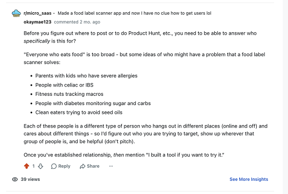 Reddit advice example 26