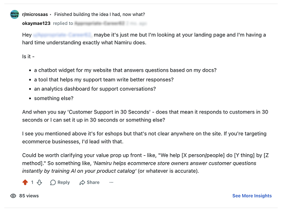 Reddit advice example 12